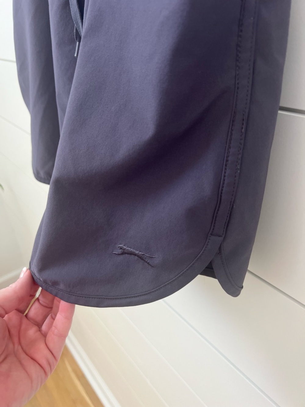 Slazenger Active Drawstring Skort in Charcoal Gray